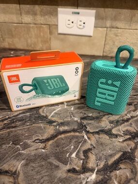 JBL Go 3 Portable Bluetooth Speaker - Teal Green
